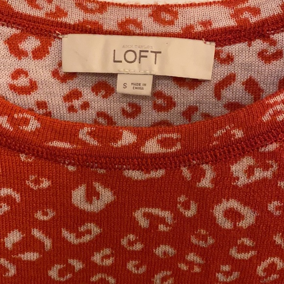 Loft leopard print sweater - Picture 2 of 2